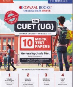NTA CUET (UG) (COMMON UNIVERSITY ENTRANCE TEST) 10  MOCK TEST PAPERS GENERAL APTITUDE TEST FOR EXAM 2025 | OSWAAL BOOKS