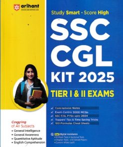 SSC CGL Tier I & II Exam 2025 | Complete Study Guide | Conceptwise Notes & 3000 MCQs | English Medium | ARIHANT