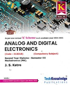 ANALOG AND DIGITAL ELECTRONICS for K Scheme Semester 3 | J S KATRE | TECHKNOWLEDGE