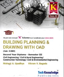 BUILDING PLANNING & DRAWING WITH CAD | NISHANT A UPADHYE | TECHKNOWLEDGE