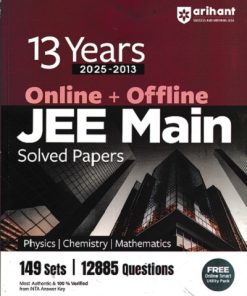 JEE MAIN Online+Offline 13 Years 2025-13 Solved Paper | ARIHANT