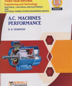 A.C. MACHINES PERFORMANCE (Course Code: 315333) for MSBTE K Scheme Semester 5 Third Year Diploma in Electrical Engineering | B.H. Deshmukh | Nirali Prakashan