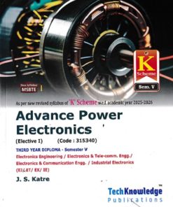 ADVANCE POWER ELECTRONICS For K Scheme | J S KATRE | TECHKNOWLEDGE