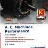 A C MACHINES PERFORMANCE For K Scheme | J S KATRE | TECHKNOWLEDGE