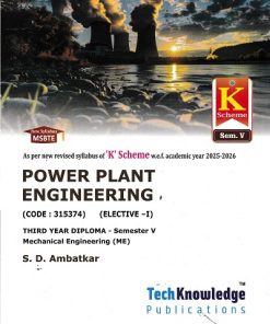 POWER PLANT ENGINEERING | S D AMBATKAR | TECHKNOWLEDGE