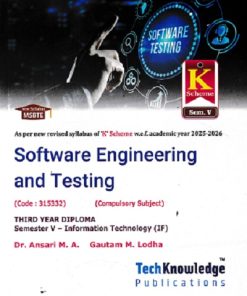 SOFTWARE ENGINEERING AND TESTING | DR ANSARI M A | TECHKNOWLEDGE