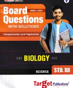 BOARD QUESTIONS WITH SOLUTIONS CHAPTERWISE AND TOPICWISE BIOLOGY STD 12TH | TARGET