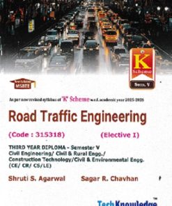ROAD TRAFFIC ENGINEERING  | SHRUTI S AGARWAL | TECHKNOWLEDGE