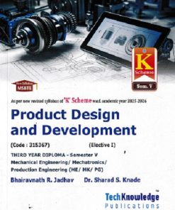 PRODUCT DESIGN AND DEVELOPMENT | BHAIRAVNATH JADHAV | TECHKNOWLEDGE