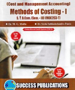 COST AND MANAGEMENT ACCOUNTING METHODS OF COSTING -1   SY B.COM SEM 3 MOC203T | DR M G MULLA | SUCCESS