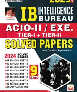 IB INTELLIGENCE BUREAU ACIO-II/EXE. TIER-I + TIER-II SOLVED PAPERS  | KIRAN INSTITUDE