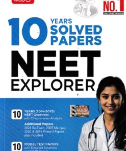 10 YEARS SOLVED PAPERS NEET EXPLORER | MTG