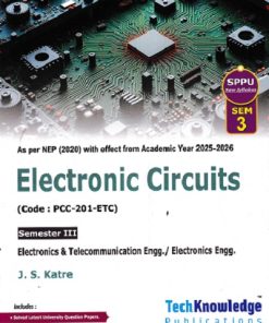ELECTRONIC CIRCUITS For SPPU Semester 3 | J S KATRE | TECHKNOWLEDGE