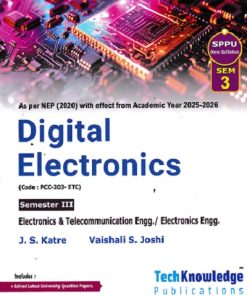 DIGITAL ELECTRONICS For SPPU Semester 3 | J S KATRE | TECHKNOWLEDGE