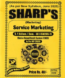 SERVICE MARKETING  SY B.COM SEM 3 SM205-T | SHARP