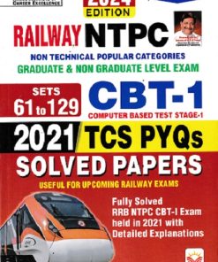 Railway NTPC CBT Stage 1 Edition 2024 Solved Papers Total 61 to 129 Sets TCS PYQs Volume 2  |  Kiran Institute of Career Excellence