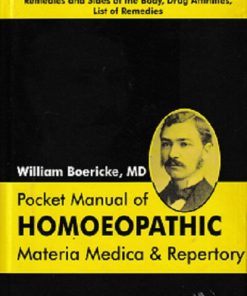 POCKET MANUAL OF HOMOEOPATHIC MATERIA MEDICA AND REPERTORY | WILLIAM BOERICKE | AITBS