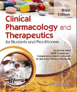 Clinical Pharmacology And Therapeutics,For Students And Practitioners | PV Rataboli | CBS
