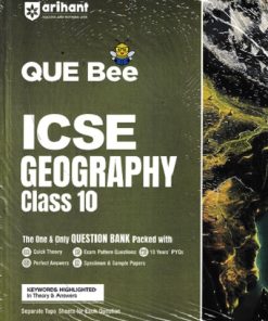 ICSE QUE Bee Geography Class 10 Exam 2026 | ARIHANT