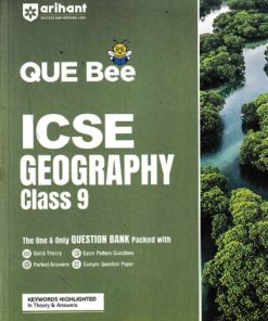 ICSE QUE Bee Geography Class 9 Exam 2026 | ARIHANT