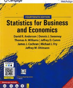 Statistics for Business & Economics |  James J. Cochran David R. Anderson | CENGAGE