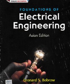 FOUNDATIONS OF ELECTRICAL ENGINEERING | LEONARD S BOBROW | OXFORD