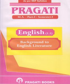 Background to English Literature - PRAGATI English (Paper 1.1) (MA First Year (FY) - Semester 1 - SPPU)