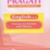 Literary Criticism and Theory - PRAGATI English (Paper 1.4) (MA - First Year (FY) - Semester 1 - SPPU)