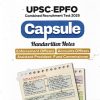 UPSC EPFO (Enforcement Officers/ Accounts Officers Assistant Provident Fund Commissioner) 2025 | Capsule Handwritten Notes | ARIHANT