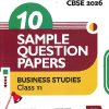 BUSINESS STUDIES Class 11th CBSE – ISUCCEED – 10 SAMPLE QUESTION PAPERS 2026 | ARIHANT