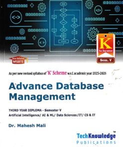 ADVANCED DATABASE MANAGEMENT | DR MAHESH MALI | TECHKNOWLEDGE