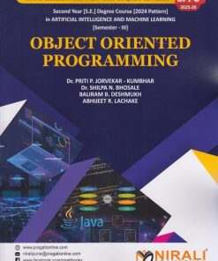 OBJECT ORIENTED PROGRAMMING for SPPU Second Year [SE] Degree in AIML Semester 3 | Dr. Priti P. Jorvekar | Nirali Prakashan