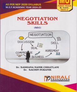 NEGOTIATION SKILLS for MU BCom First Year Semester 1 | Dr. Sadhana Nanik Chhatlani | Nirali Prakashan