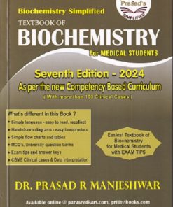 TEXTBOOK OF BIOCHEMISTRY For Medical Students | DR. PRASAD R. MANJESHWAR | RM Publications