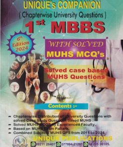 UNIQUEs COMPANION (Chapterwise University Questions) 1st Year MBBS With Solved MUHS MCQs | Unique Publishers