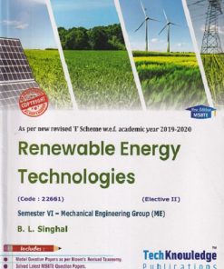 Renewable Energy Technologies | B.L.Singhal | TechKnowledge Publications