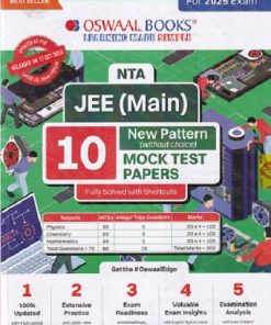 NTA JEE (Main) 10 New Syllabus  MOCK TEST PAPERS |  OSWAAL BOOKS
