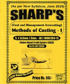 METHODS OF COSTING-1  SY B.COM SEM 3 MOC203-T