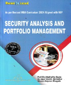 SECURITY ANALYSIS AND PORTFOLIO MANAGEMENT