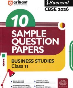 BUSINESS STUDIES Class 11th CBSE – ISUCCEED – 10 SAMPLE QUESTION PAPERS 2026