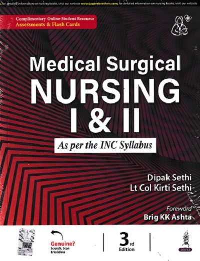 MEDICAL SURGICAL NURSING 1 & 2 | DIPAK SETHI | JAYPEE