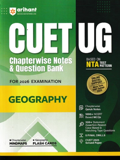CUET UG CHAPTERWISE NOTES & QUESTION BANK FOR 2026 EXAMINATION COMMERCE GEOGRAPHY
