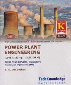 POWER PLANT ENGINEERING Mechanical Engg. Sem - 5 MSBTE | SD AMBATKAR 'K' SCHEME | TECHKNOWLEDGE