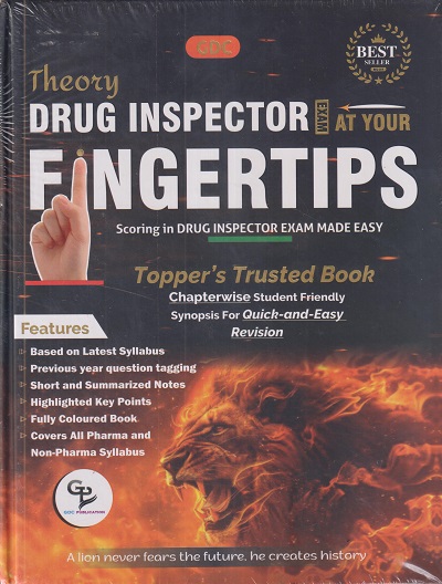 THEORY DRUG INSPECTOR EXAM AT YOUR FINGERTIPS | GDC PUBLICATION