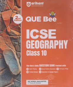 ICSE QUE Bee Geography Class 10 Exam 2026 | ARIHANT PUBLICATION