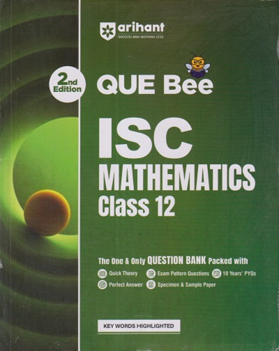 ISC QUE Bee MATHEMATICS Class 12 Exam 2026