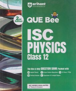 ISC QUE Bee Physics Class 12 Exam 2026