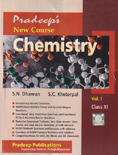 SET OF TWO BOOKS | NEW COURSE CHEMISTRY VOL 1 & 2 CLASS 11TH | SN DHAWAN, SC KHETERPAL | PRADEEP PUBLICATION