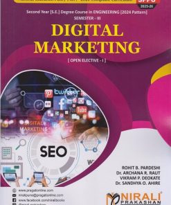 DIGITAL MARKETING for SPPU Second Year (SE) Degree Engineering Semester 3 | Rohit B. Pardeshi | Nirali Prakashan