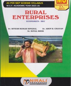 RURAL ENTERPRISES : Economics for MU SY BA Semester 3 | Dr. Ritesh Kumar Singhal | Nirali Prakashan